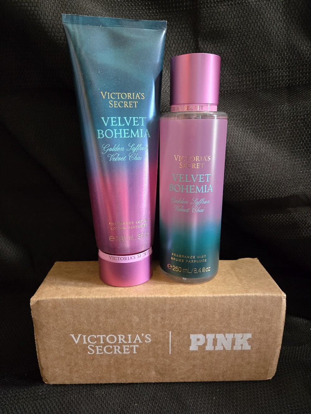 Victoria's Secret Velvet Bohemia Mist & Lotion — New In Boxes